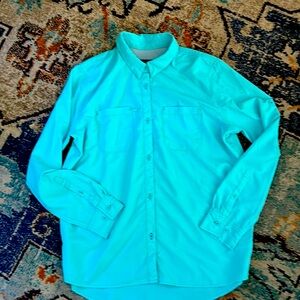 Patagonia long sleeve outerwear shirt EUC L Sol Patrol